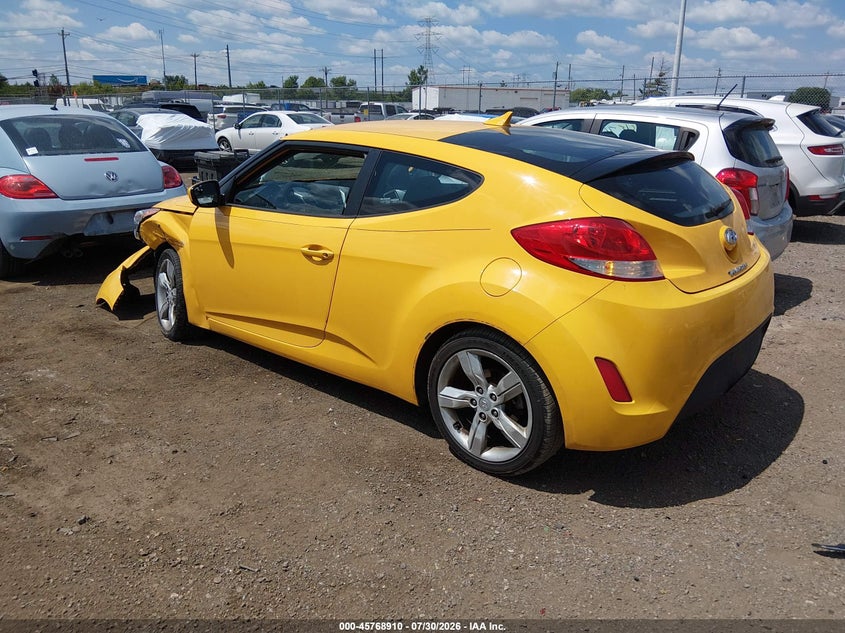 Vin: kmhtc6ad2fu235814, lot: 46267659, hyundai veloster 20153