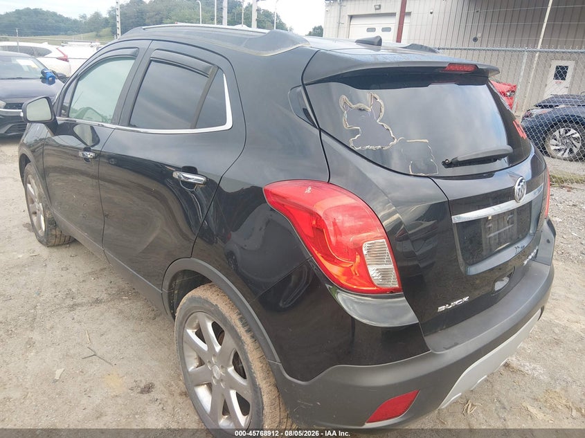 Vin: kl4cjgsb2eb652156, lot: 46267661, buick encore leather 20143