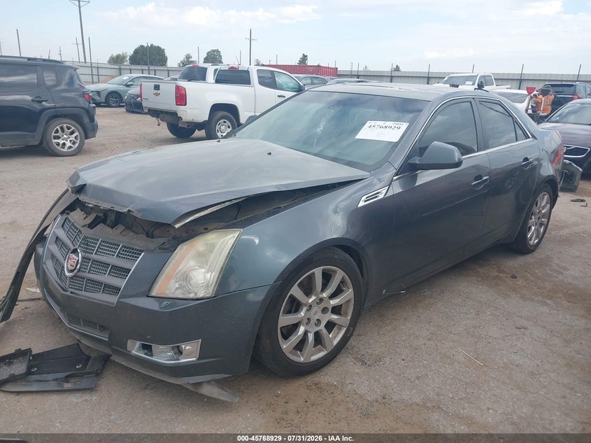 2008 Cadillac CTS, Front End, IAAI, VIN 1G6DT57V180182667 — photo 2