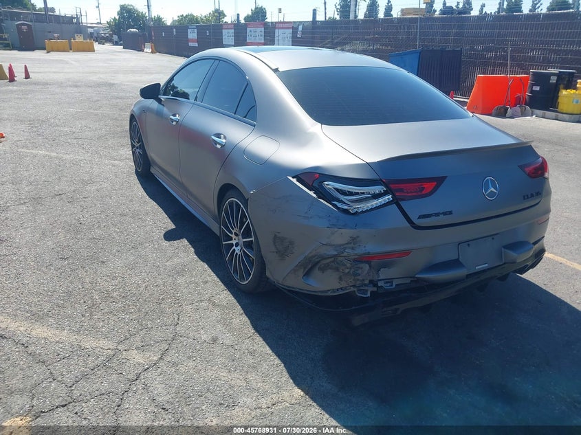 Vin: w1k5j5bb2pn399253, lot: 46267680, mercedes-benz amg cla 35 4matic 20233