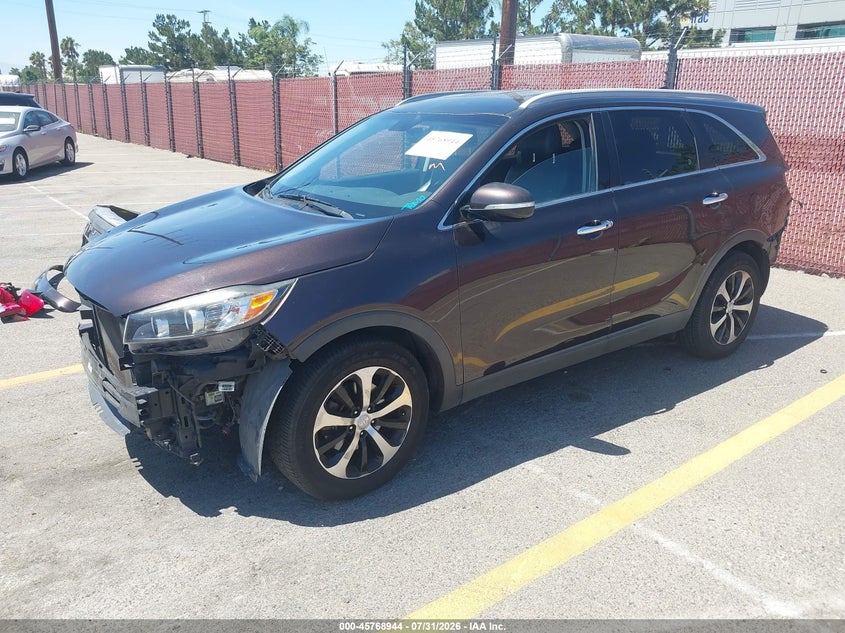 Vin: 5xyph4a51jg350242, lot: 46267693, kia sorento 3.3l ex 20182