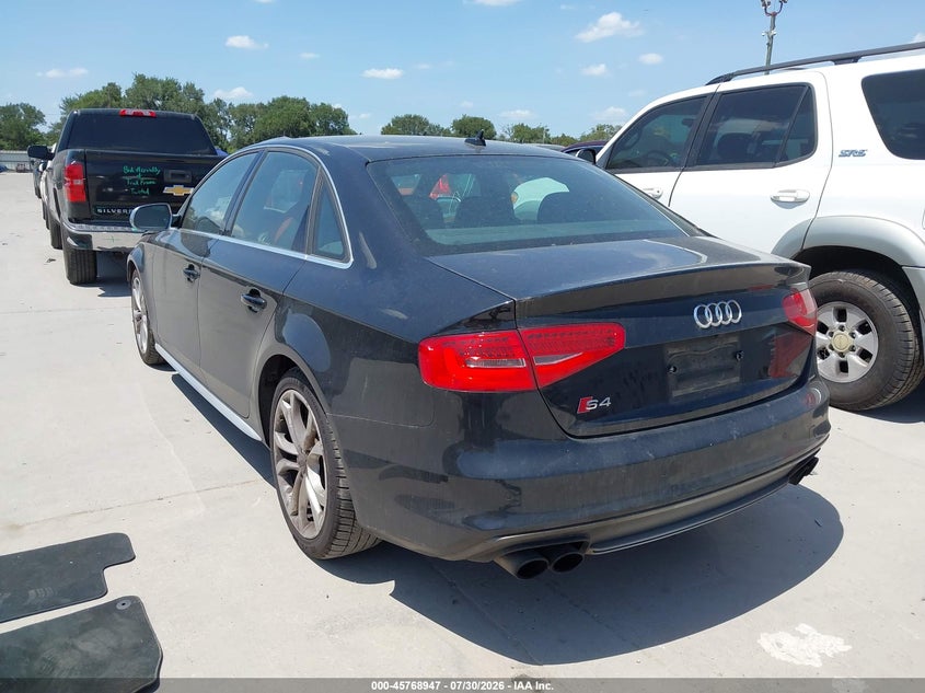 Vin: waubgafl6da226309, lot: 46267696, audi s4 3.0t premium plus 20133