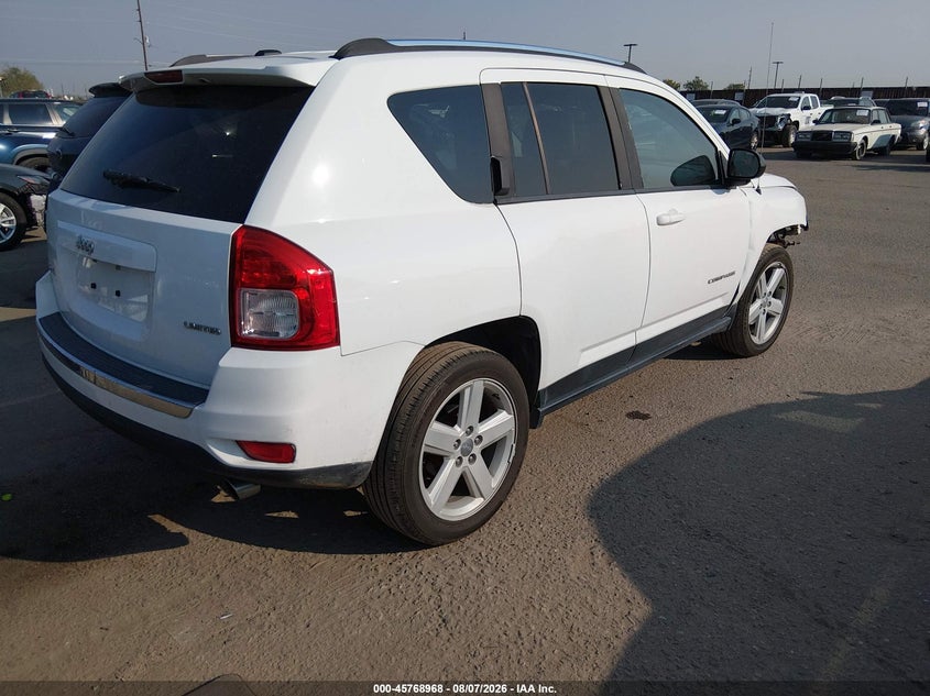 Vin: 1c4njdcb4cd541959, lot: 46267717, jeep compass limited 20124