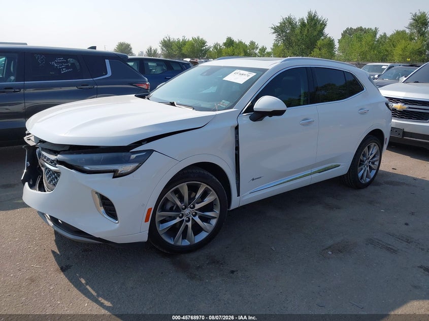 Vin: lrbfzrr49nd062697, lot: 46267719, buick envision fwd avenir 20222