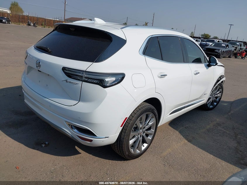 Vin: lrbfzrr49nd062697, lot: 46267719, buick envision fwd avenir 20224