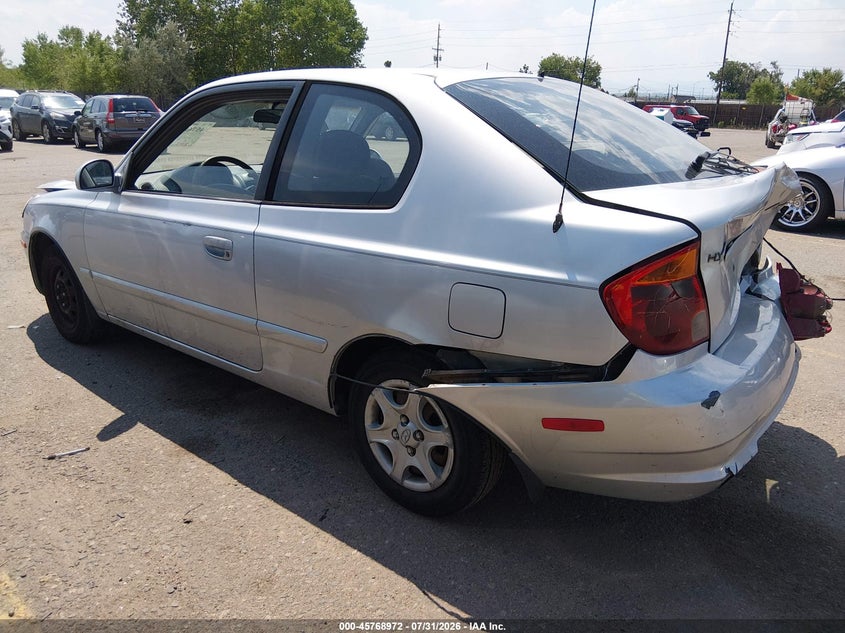 2003 HYUNDAI ACCENT auction photo 3