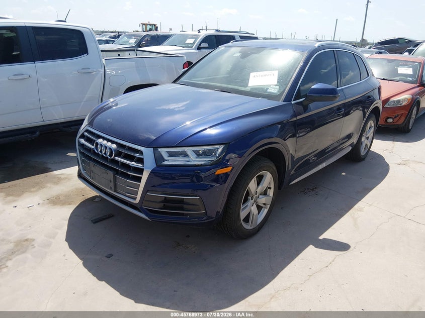 Vin: wa1bnafy5j2105548, lot: 46267722, audi q5 2.0t premium/2.0t tech premium 20182