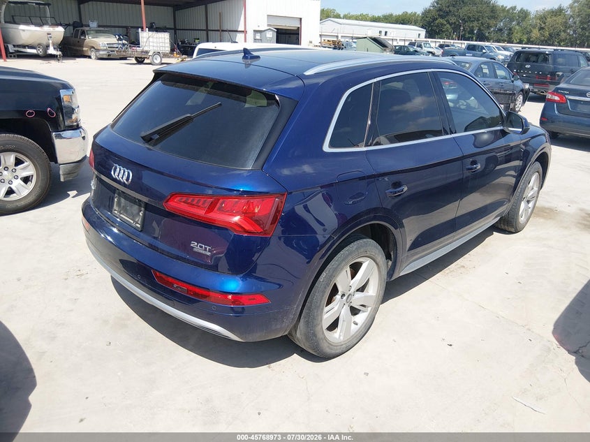 Vin: wa1bnafy5j2105548, lot: 46267722, audi q5 2.0t premium/2.0t tech premium 20184