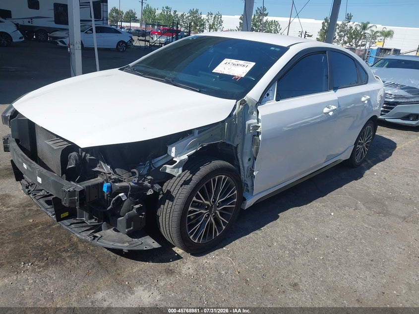 Vin: 3kpf54adxpe631876, lot: 46267730, kia forte gt-line 20232