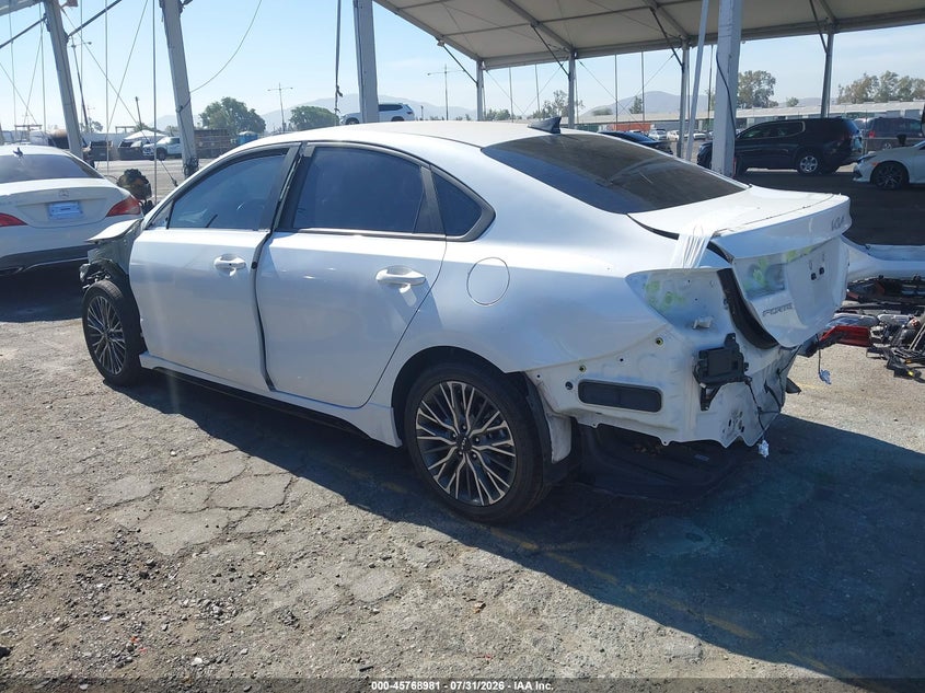 Vin: 3kpf54adxpe631876, lot: 46267730, kia forte gt-line 20233