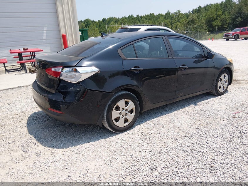 Vin: knafk4a68g5602623, lot: 46267733, kia forte lx 20164