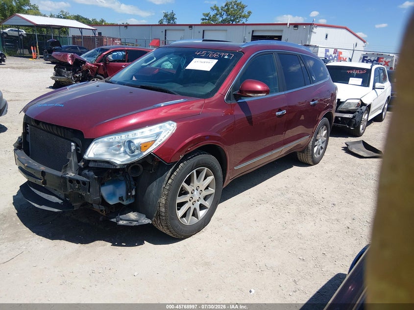 Vin: 5gakvbkd5hj243476, lot: 46267746, buick enclave leather 20172
