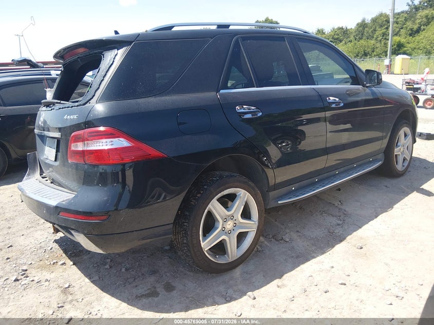 Vin: 4jgda5gb4fa505167, lot: 46267754, mercedes-benz ml 400 4matic 20154