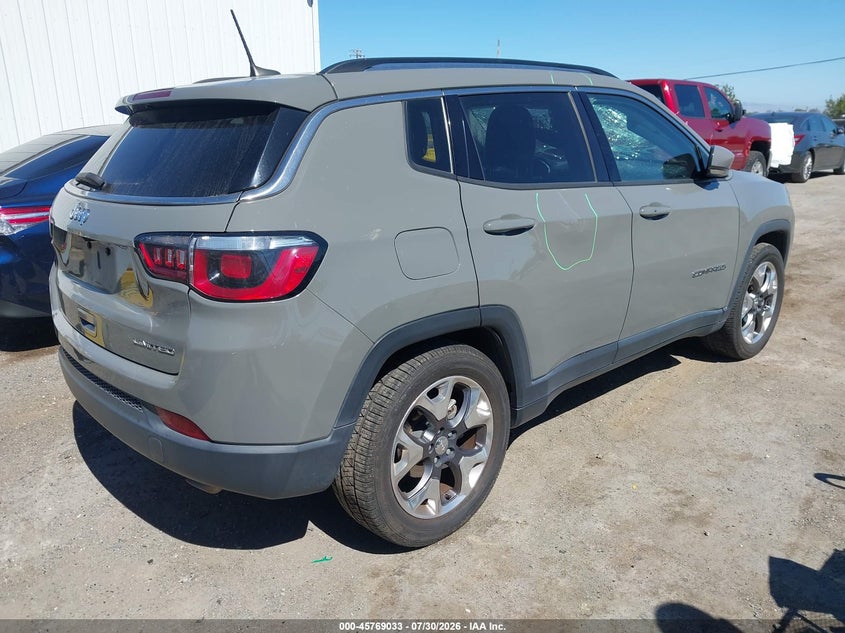 Vin: 3c4njccb8lt154416, lot: 46267782, jeep compass limited fwd 20204
