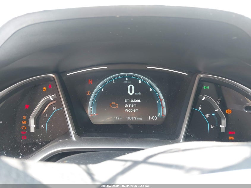 2017 HONDA CIVIC auction photo 7