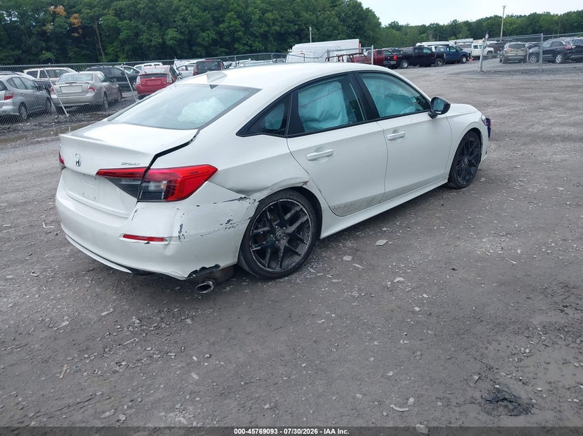 Vin: 2hgfe2f58rh533895, lot: 46267842, honda civic sport 20244