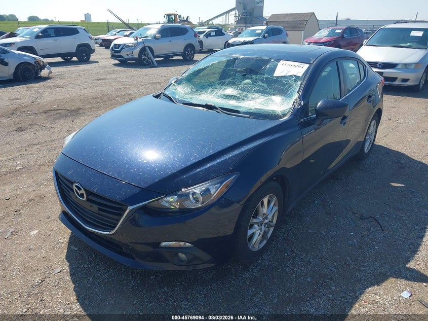Vin: 3mzbm1w70fm159532, lot: 46267843, mazda mazda3 i grand touring 20152