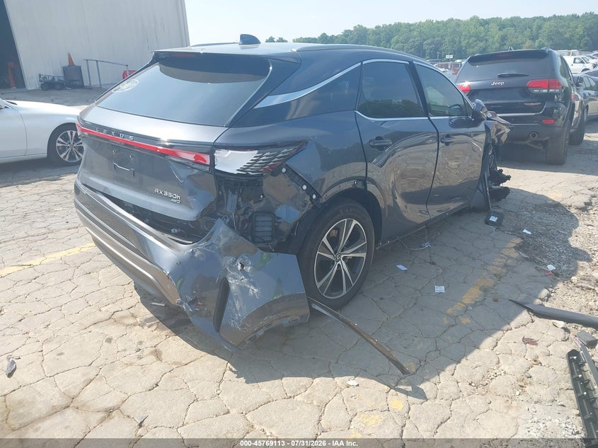 2025 LEXUS RX 350H auction photo 4