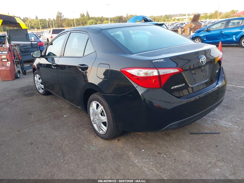 Vin: 5yfburhe3ep000878, lot: 46267872, toyota corolla le 20143