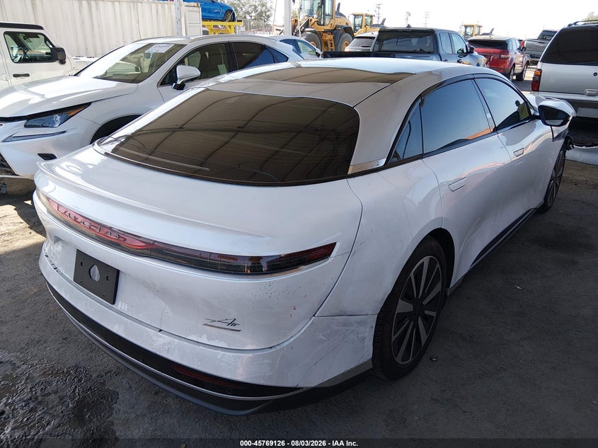 Vin: 50ea1gba1na005866, lot: 46267875, lucid air grand touring 20224