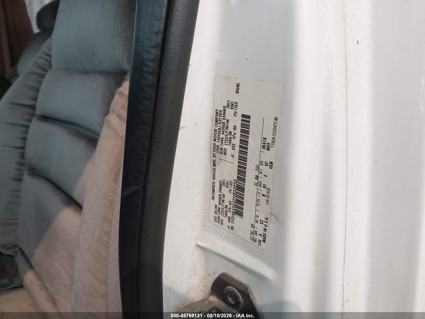 2000 FORD E-450 CUTAWAY auction photo 8