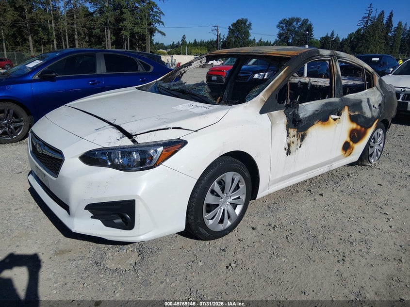 Vin: 4s3gkaa69j3607662, lot: 46267895, subaru impreza 2.0i 20182