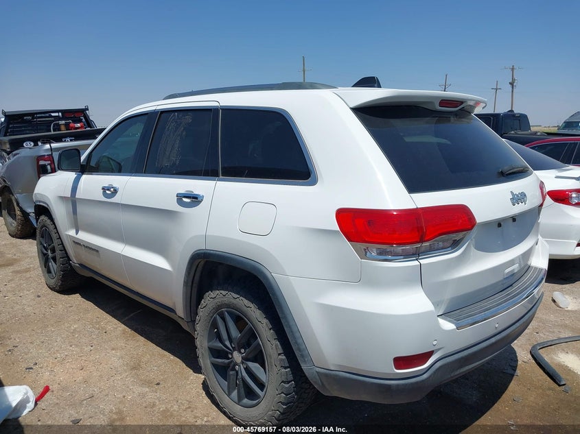 Vin: 1c4rjebg4jc159387, lot: 46267906, jeep grand cherokee limited 4x2 20183