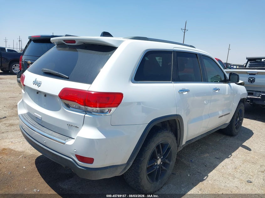 Vin: 1c4rjebg4jc159387, lot: 46267906, jeep grand cherokee limited 4x2 20184