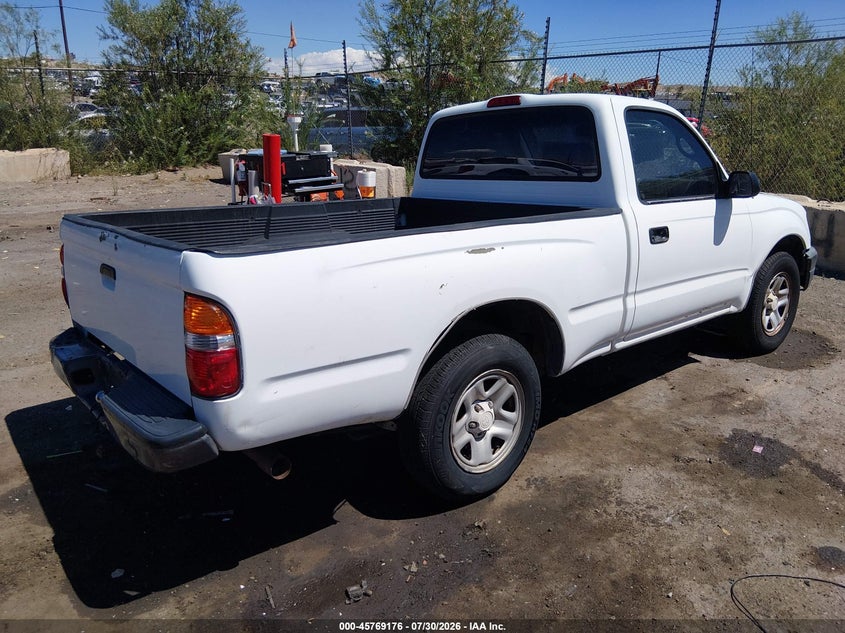 2001 TOYOTA TACOMA auction photo 4