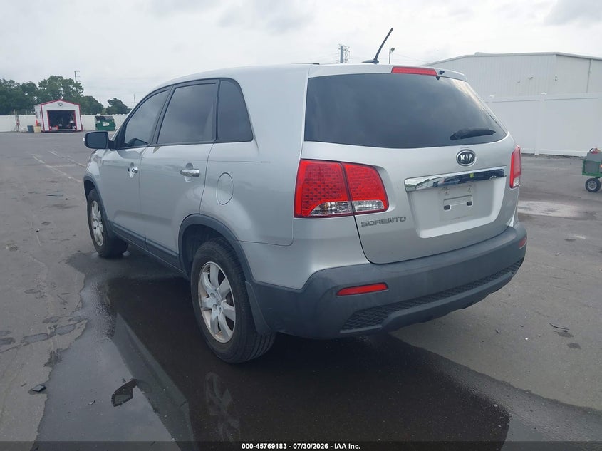 Vin: 5xykt3a12bg087809, lot: 46267932, kia sorento lx 20113