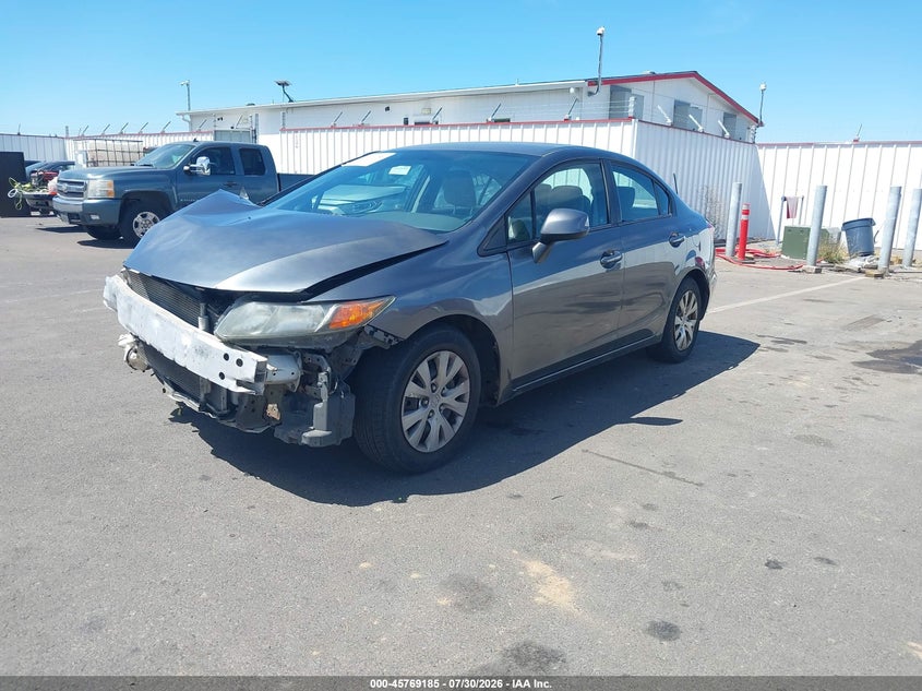 Vin: 2hgfb2f51ch317385, lot: 46267935, honda civic lx 20122