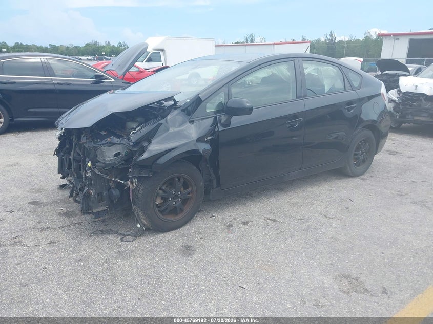Vin: jtdkn3du7d0346366, lot: 46267941, toyota prius two 20132