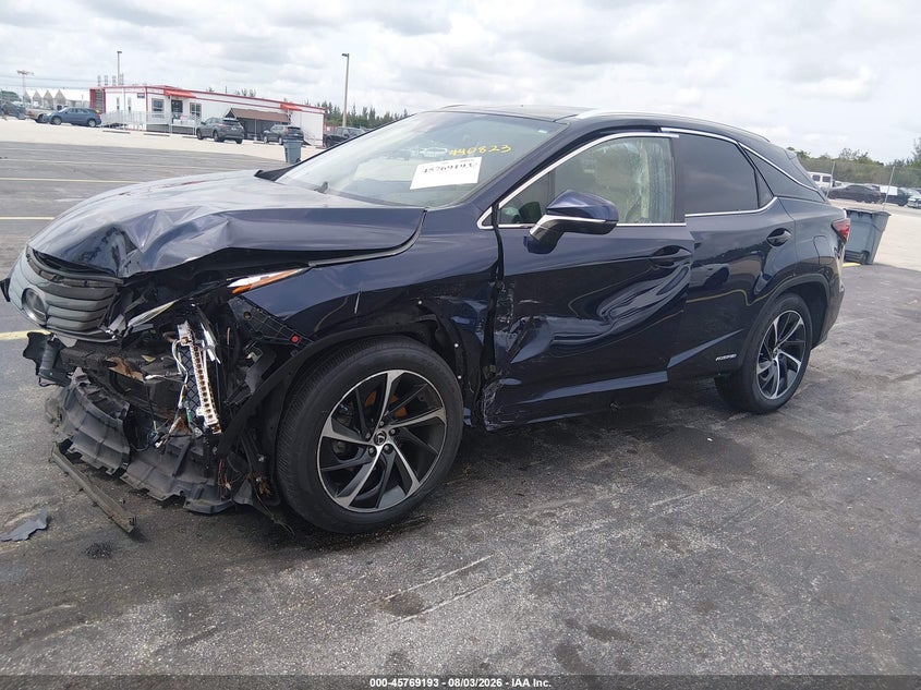 Vin: 2t2bgmca5kc031412, lot: 46267942, lexus rx 450h 20192