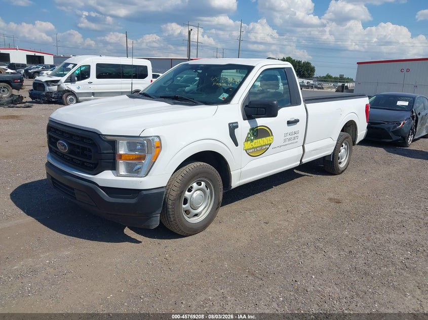 Vin: 1ftmf1cb6mke90926, lot: 46267957, ford f-150 xl 20212