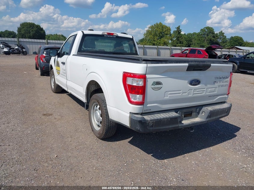 Vin: 1ftmf1cb6mke90926, lot: 46267957, ford f-150 xl 20213