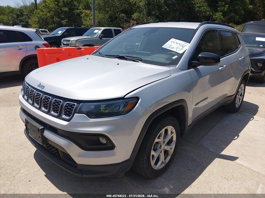 Vin: 3c4njdbn2rt118358, lot: 46267971, jeep compass latitude 4x4 20242