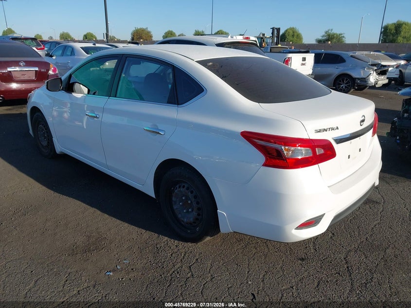 Vin: 3n1ab7apxgy267118, lot: 46267978, nissan sentra s 20163