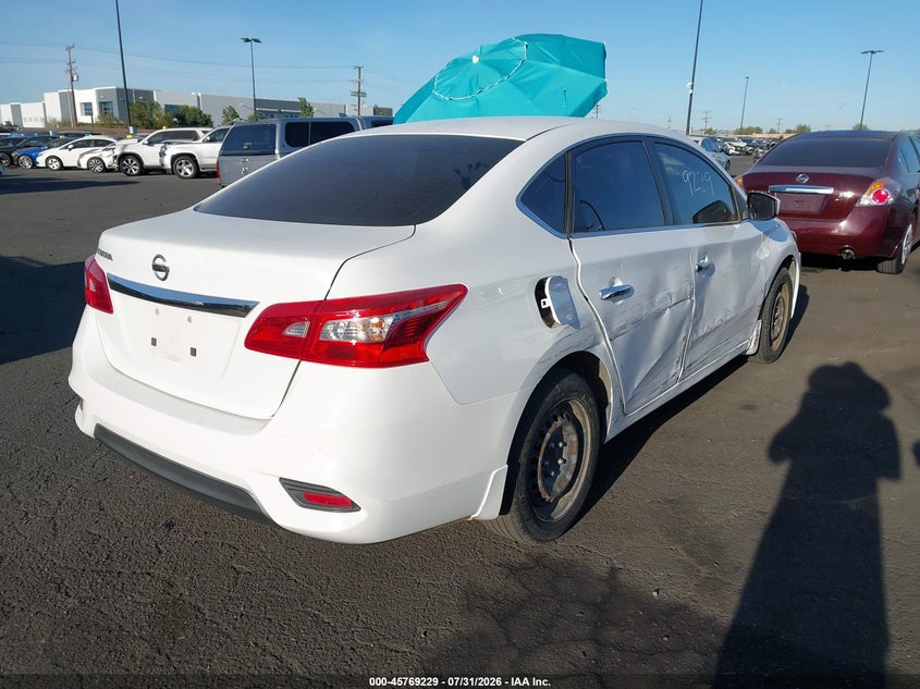Vin: 3n1ab7apxgy267118, lot: 46267978, nissan sentra s 20164