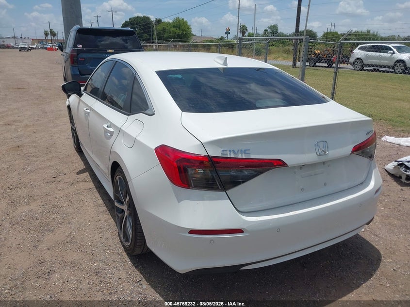 Vin: 2hgfe1f92rh340820, lot: 46267981, honda civic touring 20243
