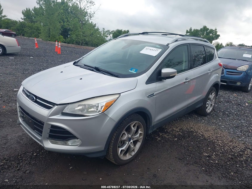 Vin: 1fmcu9jx8fuc35082, lot: 46267986, ford escape titanium 20152