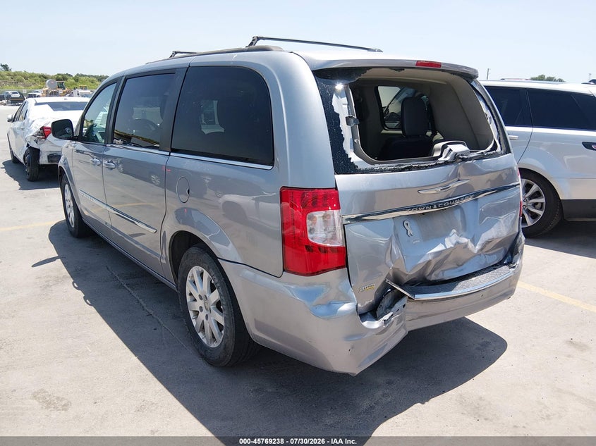 Vin: 2c4rc1bg7er295268, lot: 46267987, chrysler town & country touring 20143
