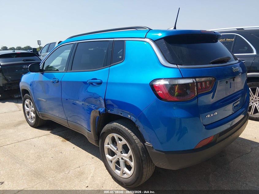 Vin: 3c4njdbn1rt117671, lot: 46267989, jeep compass latitude 4x4 20243