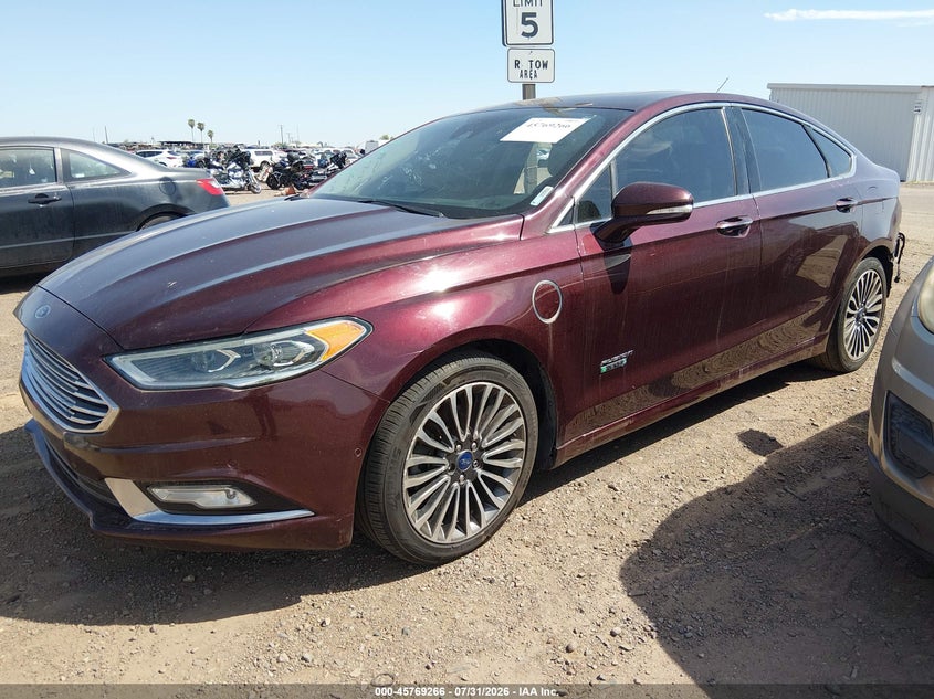 Vin: 3fa6p0su6hr147253, lot: 46268015, ford fusion energi titanium 20172