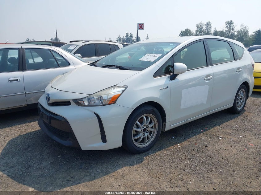 2015 TOYOTA PRIUS V auction photo 2