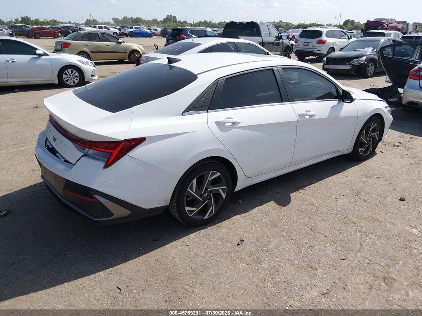 Vin: kmhls4dgxsu006367, lot: 46268040, hyundai elantra sel convenience 20254