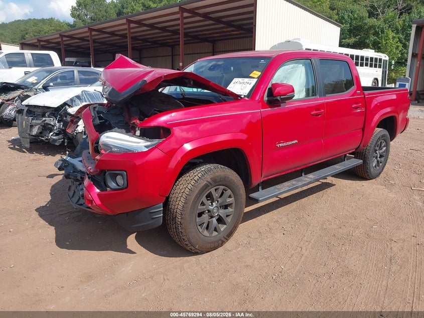 Vin: 3tmaz5cn8nm165720, lot: 46268043, toyota tacoma sr5 v6 20222