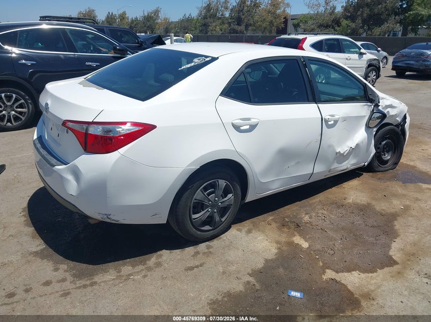 Vin: 5yfburhe3gp371509, lot: 46268058, toyota corolla l 20164