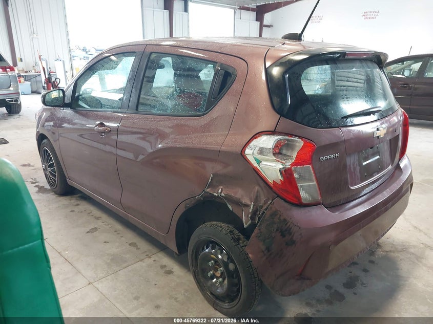 Vin: kl8cb6sa2kc762420, lot: 46268071, chevrolet spark ls cvt 20193