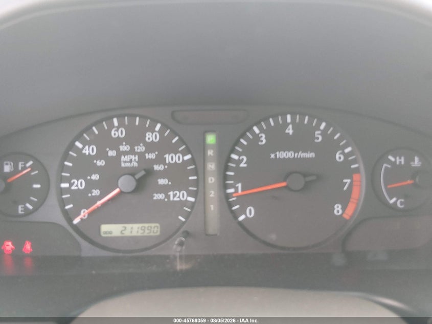 2002 INFINITI G20 auction photo 7