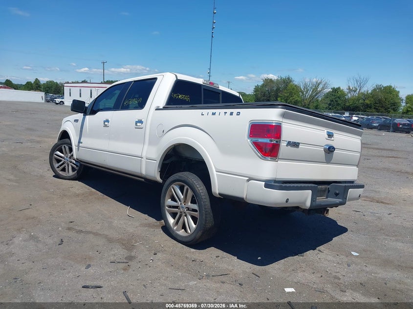 Vin: 1ftfw1etxdfa85448, lot: 46268118, ford f-150 limited 20133